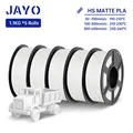 Filament PLA Matt Hochgeschwindigkeit 5 Rollen matter Effekt – Farbe HSMP-YG White