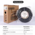Filament PLA Nachfüllung 5kg 1,75mm für wiederverwendbare Spulen – 5