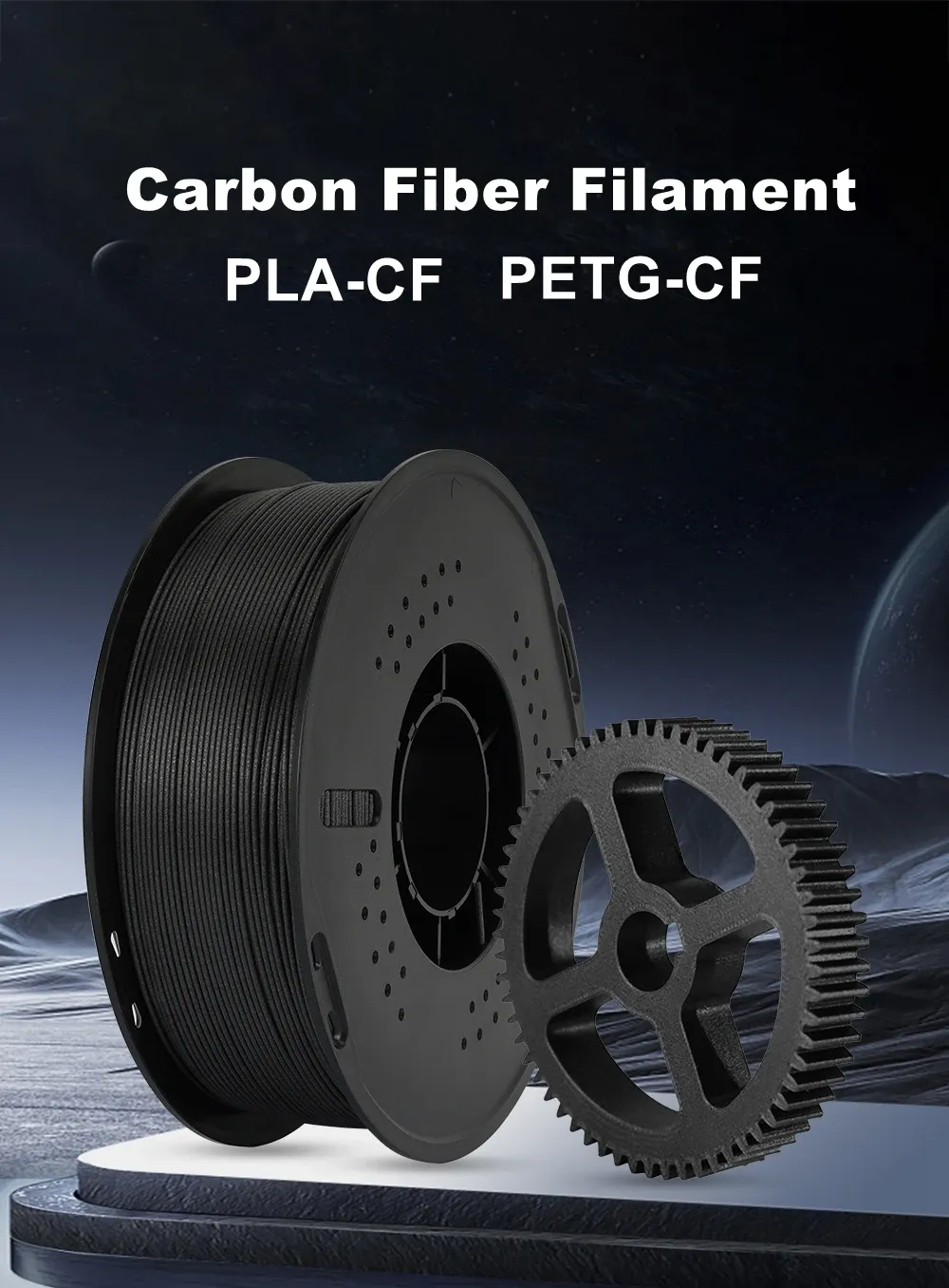 Filament PLA PETG Kohlefaser 1kg hochfest