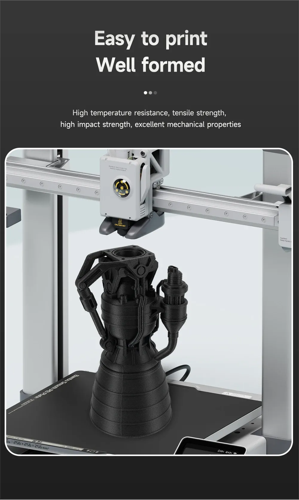 Filament PLA PETG Kohlefaser 1kg hochfest