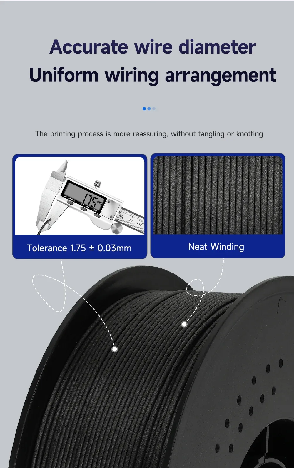 Filament PLA PETG Kohlefaser 1kg hochfest