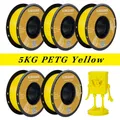 Filament PLA PETG TPU 5kg Mischfarben blasenfrei – Farbe 5 KG PETG Yellow