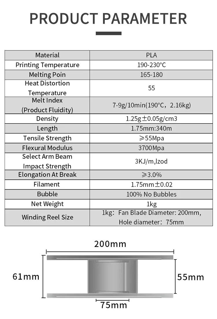 Filament PLA PETG TPU 5kg Mischfarben blasenfrei