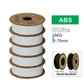 Filament PLA PETG TPU ABS 5kg Mischfarben blasenfrei – Farbe ABS White 5KG
