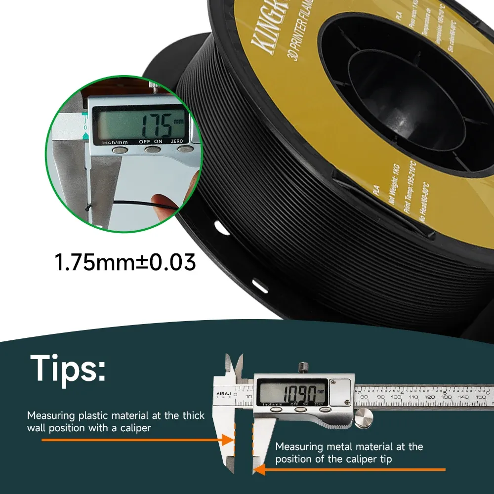 Filament PLA PETG TPU ABS 5kg Mischfarben blasenfrei