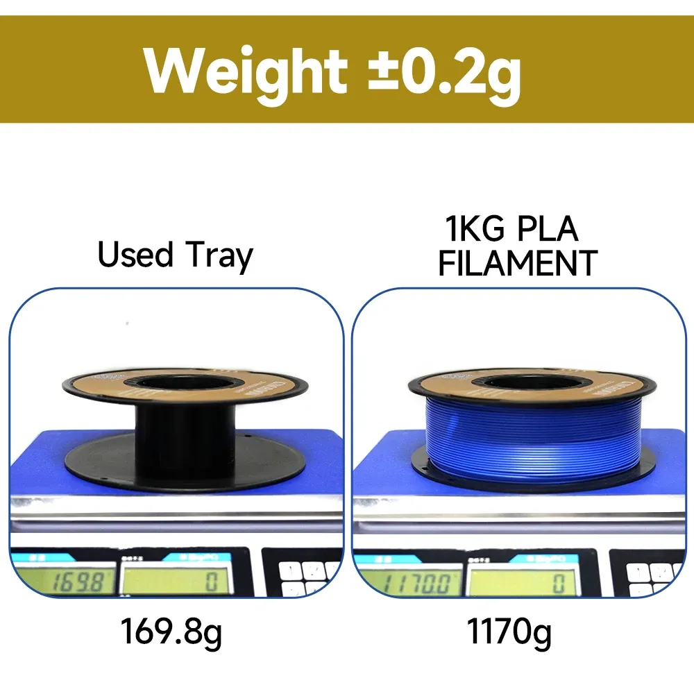 Filament PLA PETG TPU ABS 5kg Mischfarben blasenfrei