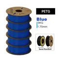Filament PLA PETG TPU ABS 5kg Mischfarben blasenfrei – Farbe PETG Blue 5KG