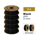 Filament PLA PETG TPU ABS 5kg Mischfarben blasenfrei – Farbe PLA Black 5KG