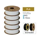 Filament PLA PETG TPU ABS 5kg Mischfarben blasenfrei – Farbe PLA White 5KG