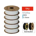 Filament PLA PETG TPU ABS 5kg Mischfarben blasenfrei – Farbe TPU White 5KG