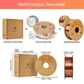 Filament Seide PLA 5kg glänzend metallische Oberfläche – 8