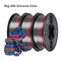 Filament Seide PLA 5kg Regenbogen Candy Universe Macaron Wald – Farbe 3kg Silk Universe
