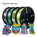 Filament Seide PLA 5kg Regenbogen Candy Universe Macaron Wald – Farbe 4kg Mix Color Set