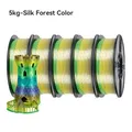 Filament Seide PLA 5kg Regenbogen Candy Universe Macaron Wald – Farbe 5kg Silk Forest