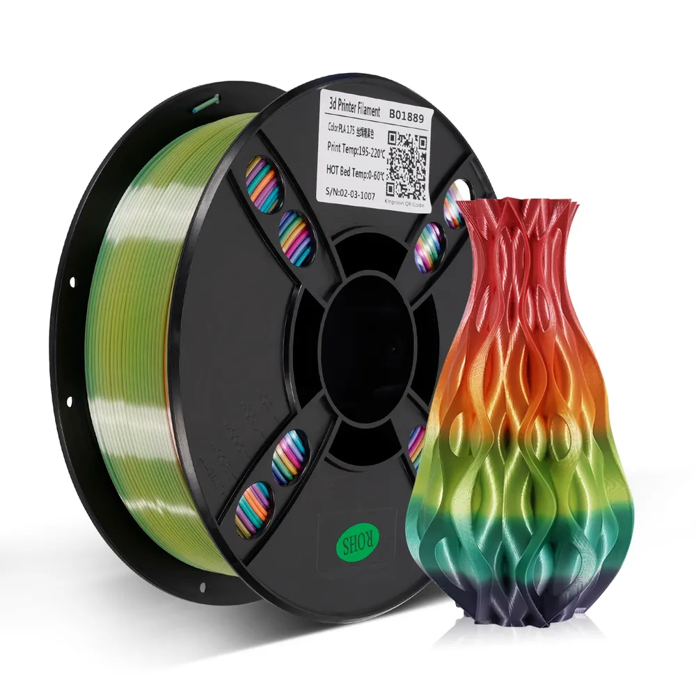 Filament Seide PLA 5kg Regenbogen Candy Universe Macaron Wald