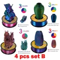 Filament Seide PLA dreifarbig 1kg Sonderfarbe – Farbe 4 kg set B
