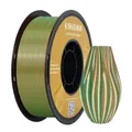 Filament Seide PLA dreifarbig 1kg Sonderfarbe – Farbe Blue Green Orange