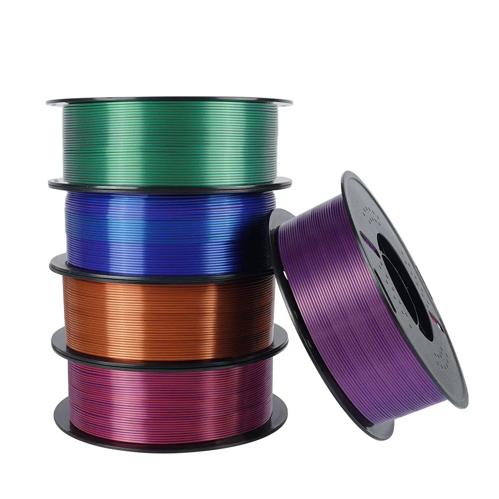 Filament Seide PLA dreifarbig 5kg 1kg/Spule Farbwechsel