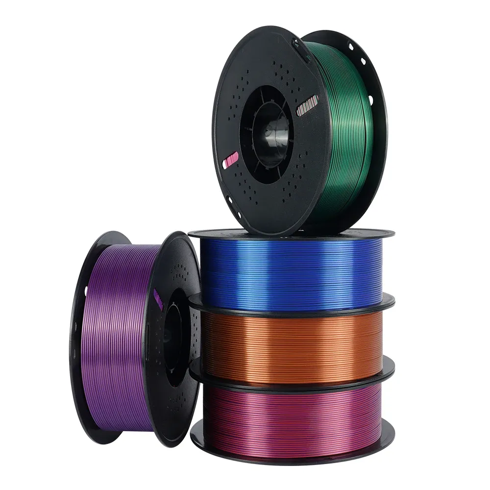 Filament Seide PLA dreifarbig 5kg 1kg/Spule Farbwechsel