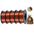 Filament Seide PLA dreifarbig 5kg 1kg/Spule Farbwechsel – Farbe Gold Sliver Copper