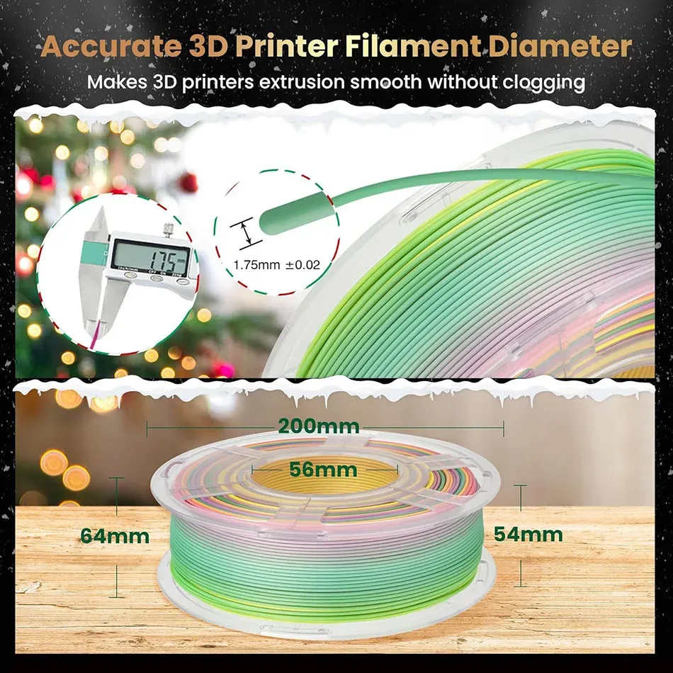 Filament SILK PLA Plus 3,3kg glatte seidige Oberfläche