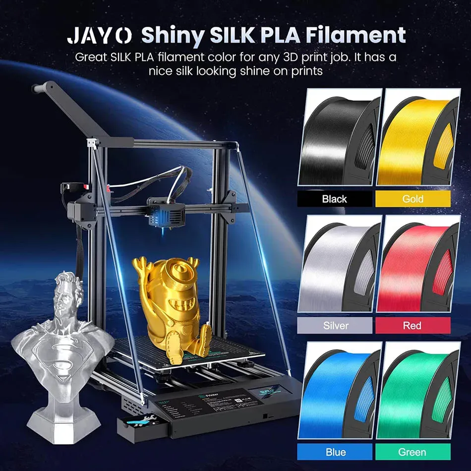 Filament SILK PLA Plus 3,3kg glatte seidige Oberfläche