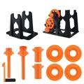 Filament-Spulenwickler für Bambu Drucker Zubehör – Farbe orange black