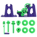 Filament-Spulenwickler für Bambu Drucker Zubehör – Farbe purple green