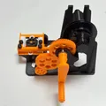 Filament-Spulenwickler für Bambu Lab P1S X1 X1C P1P AMS – Farbe orange n black