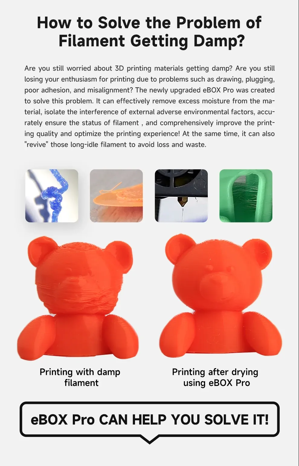 Filament-Trockner eBox Pro PI-Heizung 360°