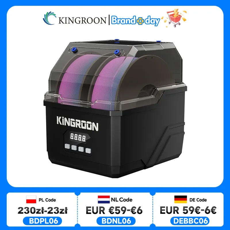 Filament-Trockner KR02 2KG 360° Heißluft-Heizung