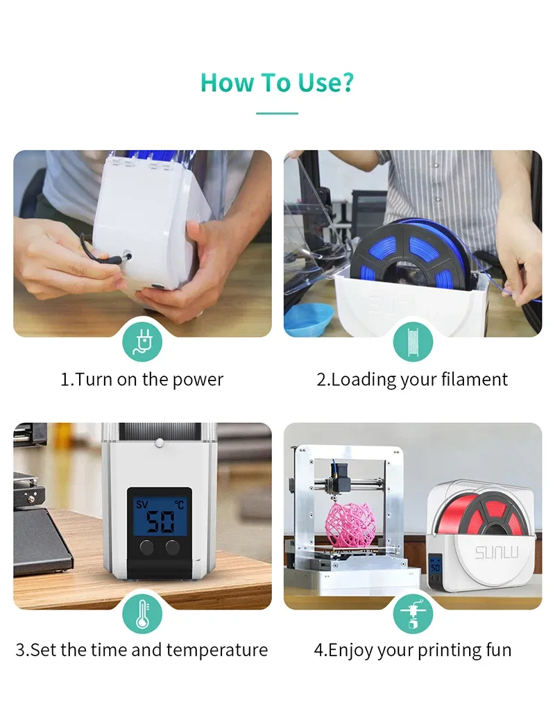 Filament-Trockner S1 Plus mit Lüfter