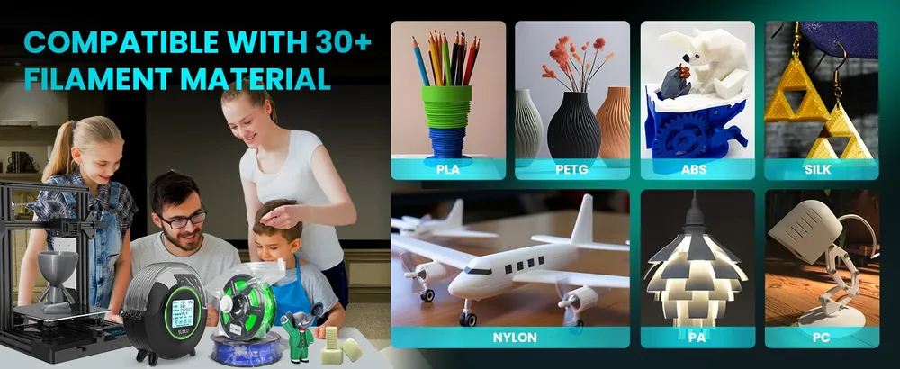 Filament-Trockner S2 mit 360° Umluft