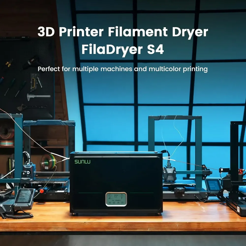 Filament-Trockner S4 4 Spulen 360° PTC 70℃
