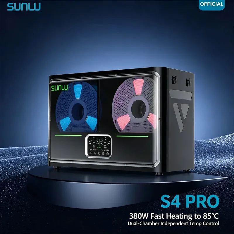 Filament-Trockner S4 Pro Dual-Kammer für 4 Spulen