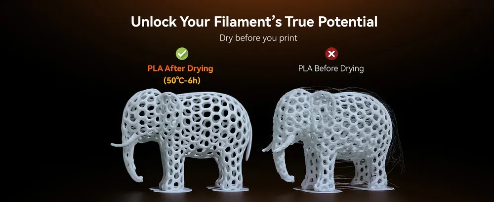 Filament-Trockner S4 Pro Dual-Kammer für 4 Spulen