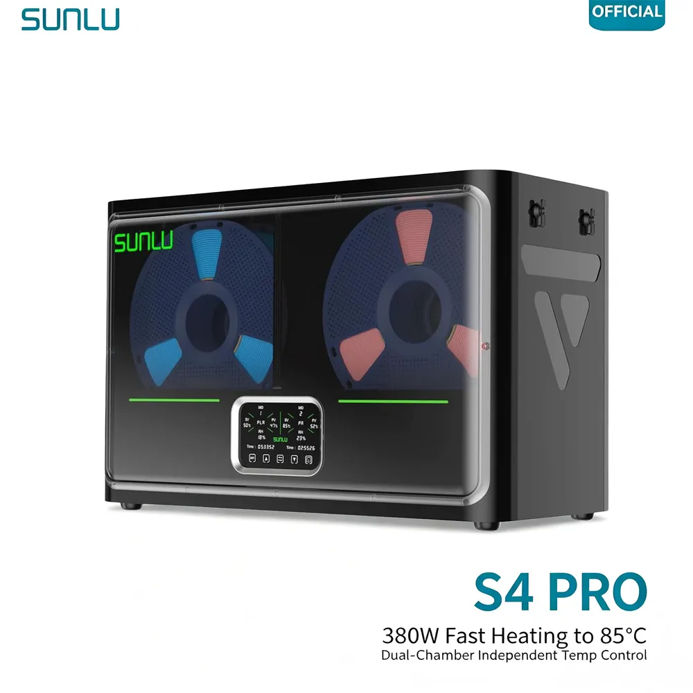 Filament-Trockner S4 Pro Dual-Kammer für 4 Spulen