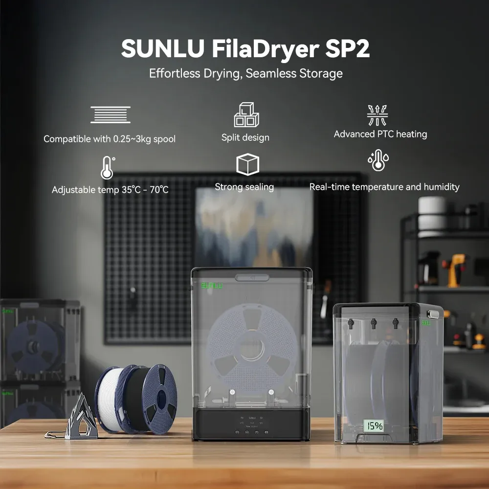 Filament-Trockner SP2 2-in-1 mit Aufbewahrungsbox