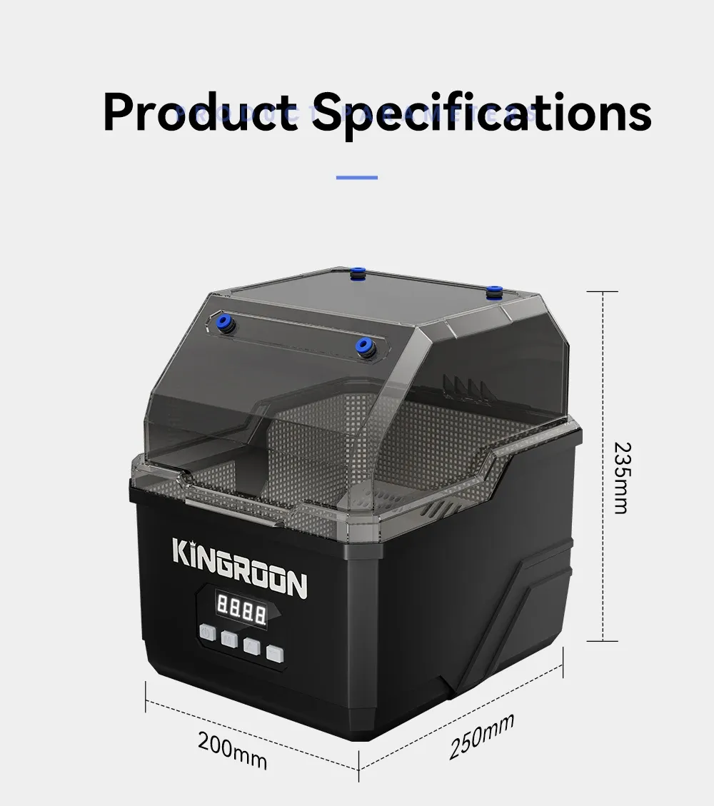 Filament-Trocknerbox 360° Heißluft 2 kg PLA PETG