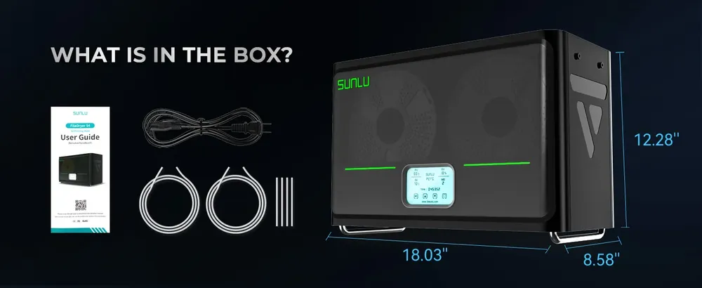 Filament-Trocknerbox S4 4 Spulen schnelle Erwärmung