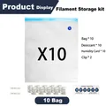 Filament-Vakuum-Aufbewahrungsset 5 bis 15 Beutel – Farbe 10 Bags