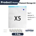 Filament-Vakuum-Aufbewahrungsset 5 bis 15 Beutel – Farbe 5 Bags
