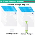 Filament-Vakuumbeutel 20 bis 40 Stück mit Pumpe – Farbe 20 Bags-Manual Pump