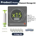 Filament-Vakuumbeutel 5 bis 15 Stück mit Pumpe – Farbe 15 Bags-Manual Pump