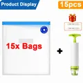 Filament Vakuumbeutel mit USB Pumpe – Farbe 15 Bags-Manual Pump