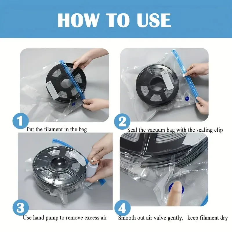 Filament Vakuumbeutel mit USB Pumpe
