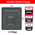 Filament-Vakuumversiegelungsset mit USB-Pumpe – Farbe 20 Bags-Manual Pump