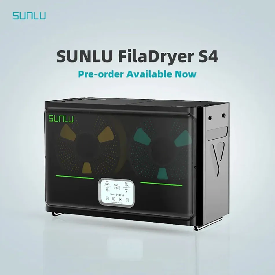 Filamenttrockner S4 4 Rollen 1 kg für PLA PETG