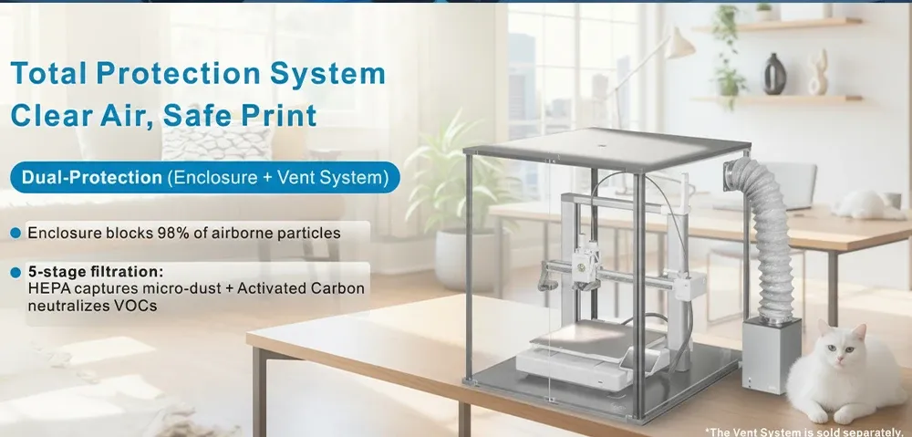 FNATR Gehäuse für Bambu Lab A1 mit Filtersystem