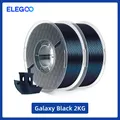 Galaxy Silk PLA Filament 1,75 mm glänzend 1 kg – Farbe Black 2KG